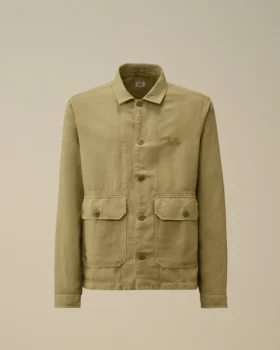 Kırık Dimi Düğmeli Overshirt