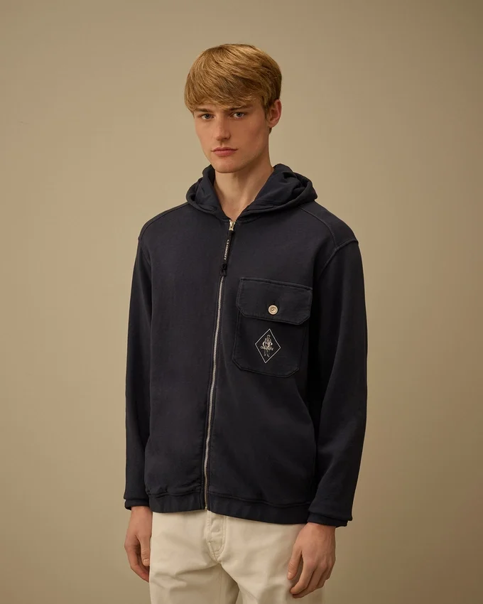 Malfilè Polar Fermuarlı Kapüşonlu Sweatshirt