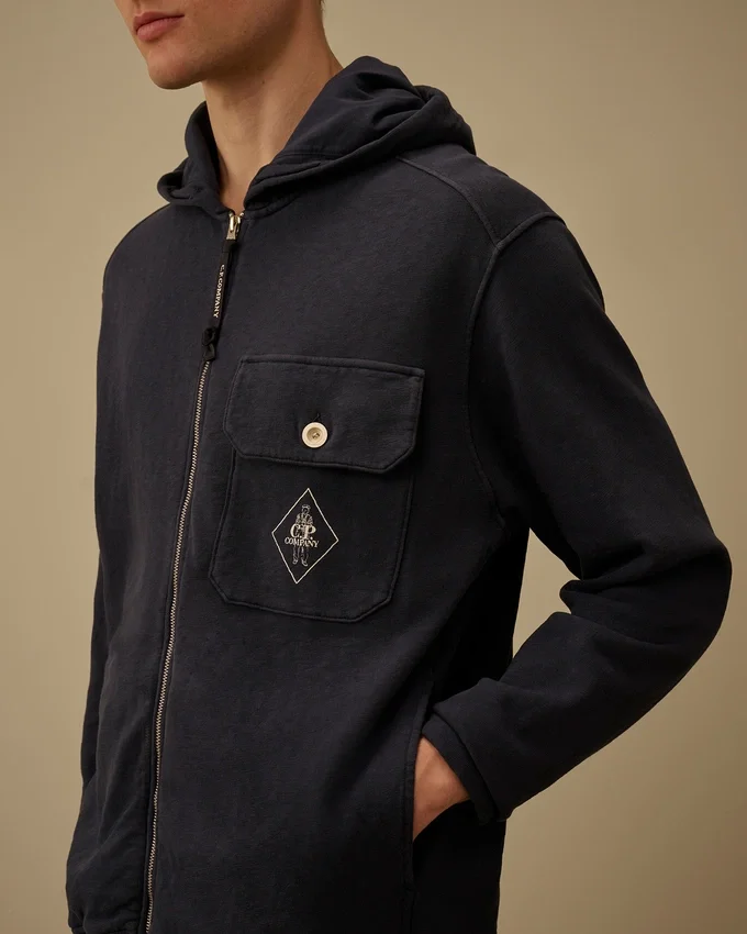 Malfilè Polar Fermuarlı Kapüşonlu Sweatshirt