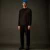 Metropolis Series Esnek Polar Karışımlı Bisiklet Yaka Sweatshirt