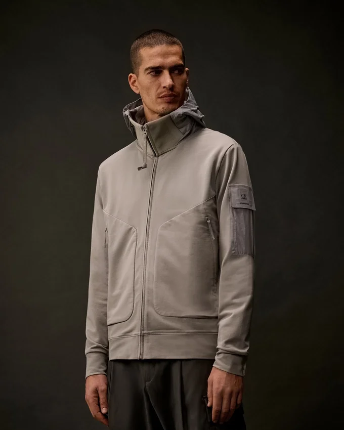 Metropolis Series Esnek Polar Karışımlı Kapüşonlu Sweatshirt