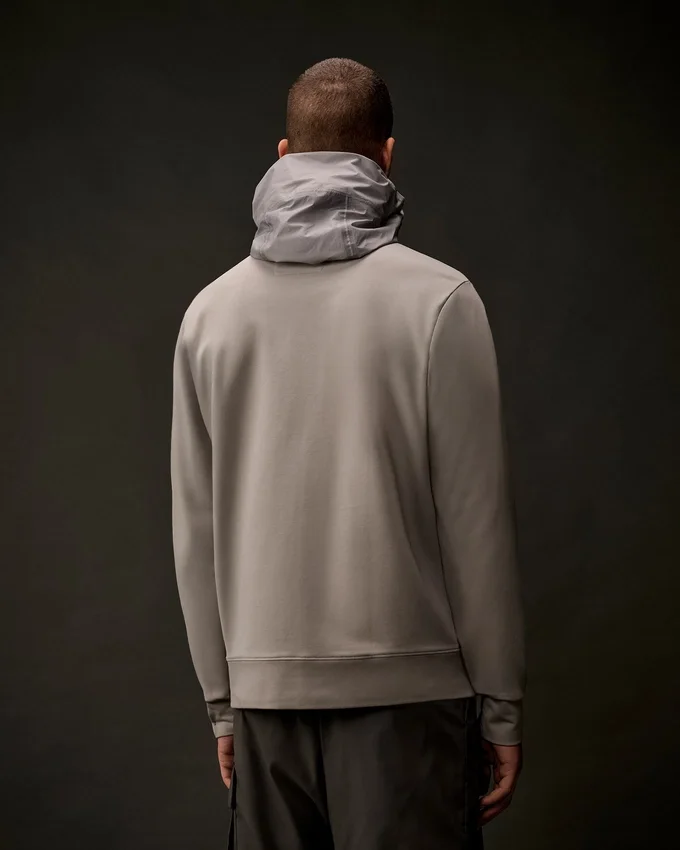 Metropolis Series Esnek Polar Karışımlı Kapüşonlu Sweatshirt