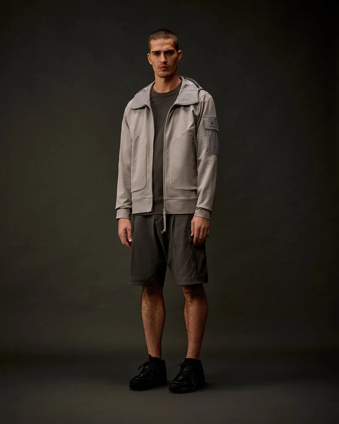 Metropolis Series Esnek Polar Karışımlı Kapüşonlu Sweatshirt