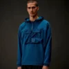 Metropolis Series Esnek Polar Karışımlı Yarım Fermuarlı Kapüşonlu Sweatshirt