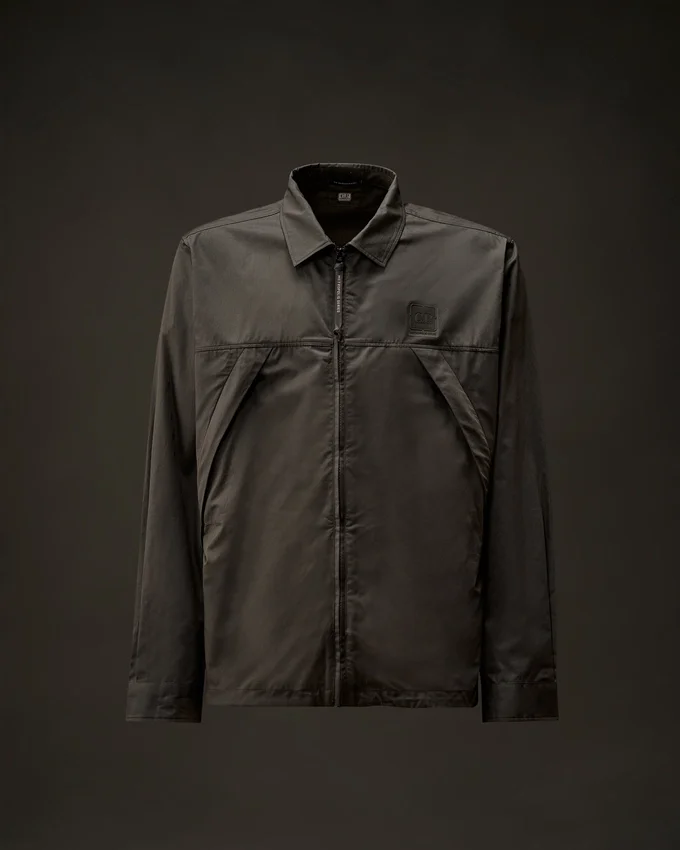Metropolis Series Gabardin Fermuarlı Overshirt