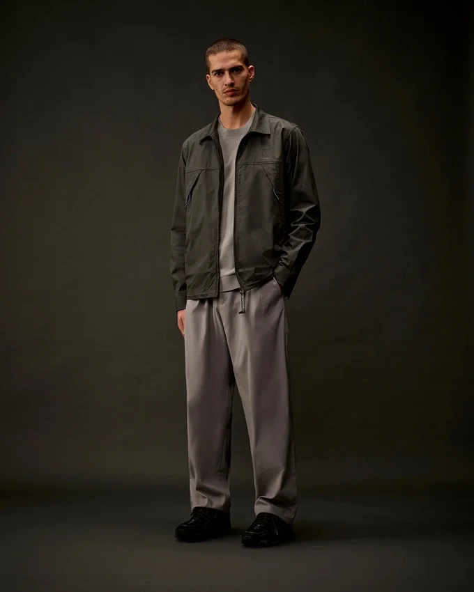 Metropolis Series Gabardin Fermuarlı Overshirt