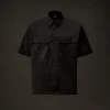 Metropolis Series Gabardin Kısa Kollu Düğmeli Gömlek