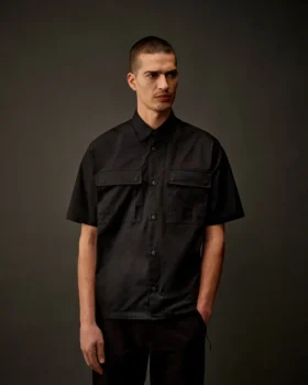Metropolis Series Gabardin Kısa Kollu Düğmeli Gömlek