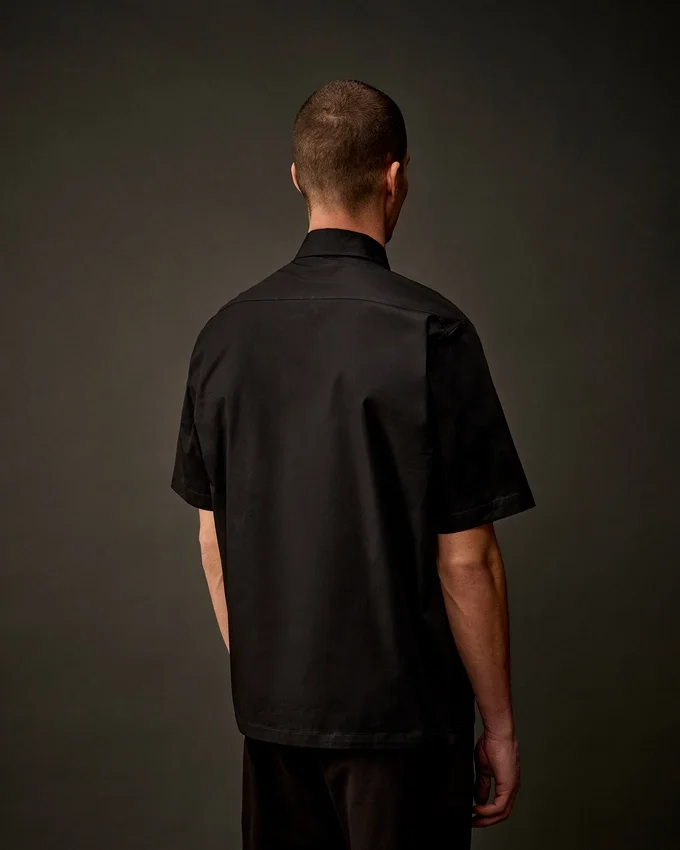 Metropolis Series Gabardin Kısa Kollu Düğmeli Gömlek