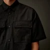 Metropolis Series Gabardin Kısa Kollu Düğmeli Gömlek