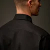 Metropolis Series Gabardin Kısa Kollu Düğmeli Gömlek