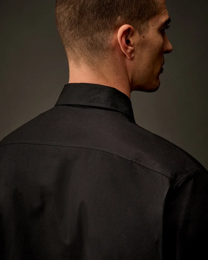 Metropolis Series Gabardin Kısa Kollu Düğmeli Gömlek