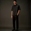 Metropolis Series Gabardin Kısa Kollu Düğmeli Gömlek