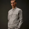 Metropolis Series Gabardin Uzun Kollu Düğmeli Gömlek