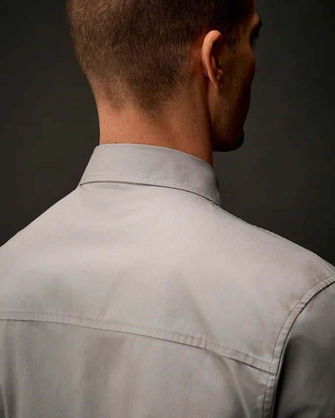 Metropolis Series Gabardin Uzun Kollu Düğmeli Gömlek