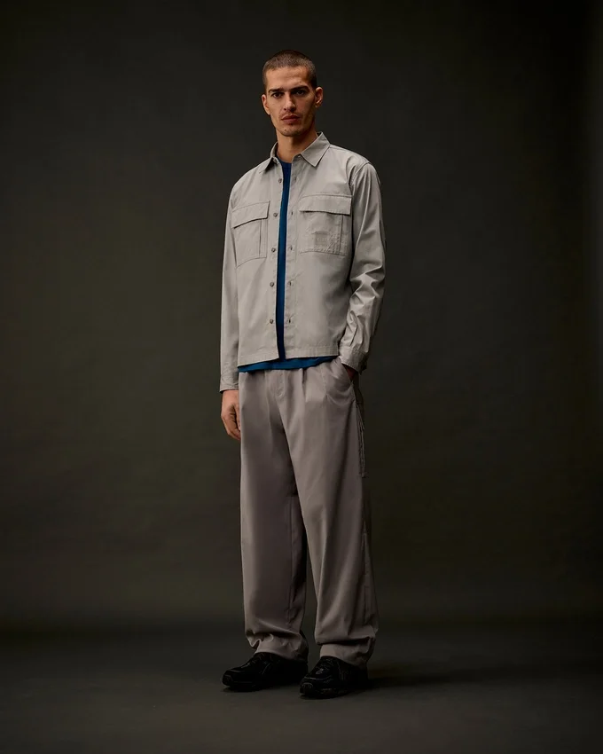 Metropolis Series Gabardin Uzun Kollu Düğmeli Gömlek