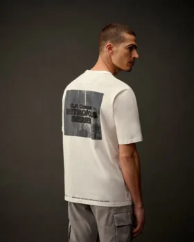 Metropolis Series Merserize Jersey Kısa Kollu Baskılı Grafik Tişört