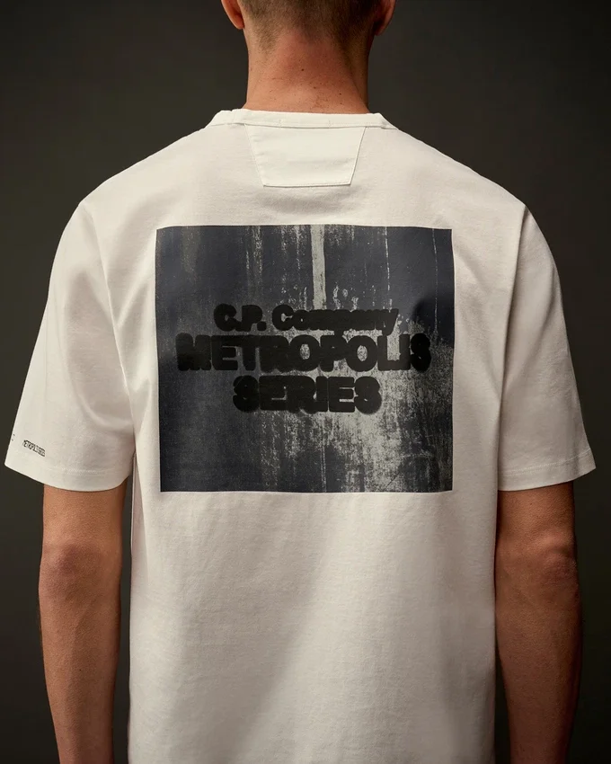 Metropolis Series Merserize Jersey Kısa Kollu Baskılı Grafik Tişört