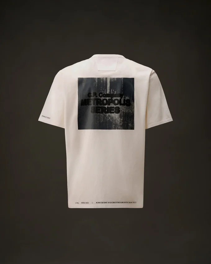 Metropolis Series Merserize Jersey Kısa Kollu Baskılı Grafik Tişört