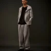 Metropolis Series Merserize Jersey Kısa Kollu Baskılı Rozetli Gömlek