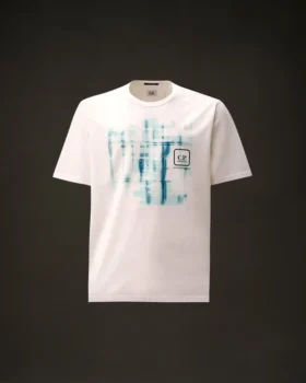 Metropolis Series Merserize Jersey Kısa Kollu Grafik Logolu Gömlek