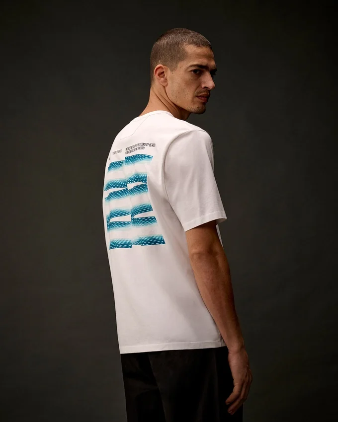 Metropolis Series Merserize Jersey Kısa Kollu Grafik Tişört