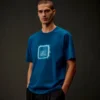 Metropolis Series Merserize Jersey Kısa Kollu Rozetli Gömlek