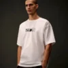 Metropolis Series Merserize Jersey Kısa Kollu Sırt Nakışlı Gömlek