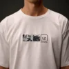 Metropolis Series Merserize Jersey Kısa Kollu Sırt Nakışlı Gömlek