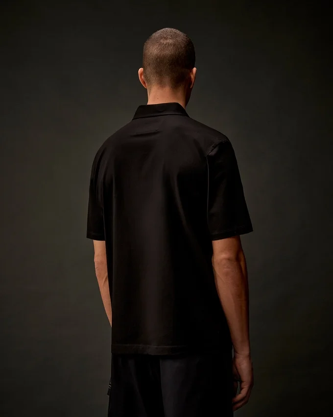 Metropolis Series Merserize Jersey Kısa Kollu Yarım Fermuarlı Polo