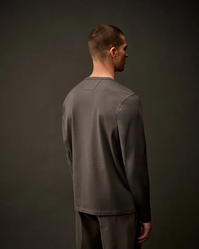 Metropolis Series Merserize Jersey Uzun Kollu Gömlek