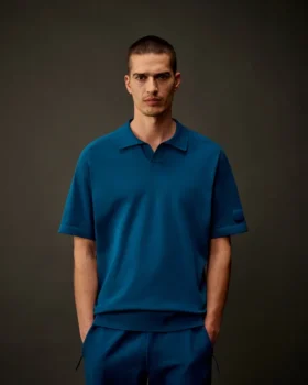 Metropolis Series Pamuklu Esnek Polo Kazak