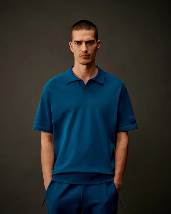 Metropolis Series Pamuklu Esnek Polo Kazak