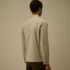 Organik Gabardin Fermuarlı Lens Overshirt