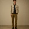 Pamuk/Keten Fermuarlı Lens Overshirt