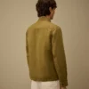 Pamuk/Keten Lens Fermuarlı Overshirt