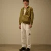 Pamuk/Keten Lens Fermuarlı Overshirt