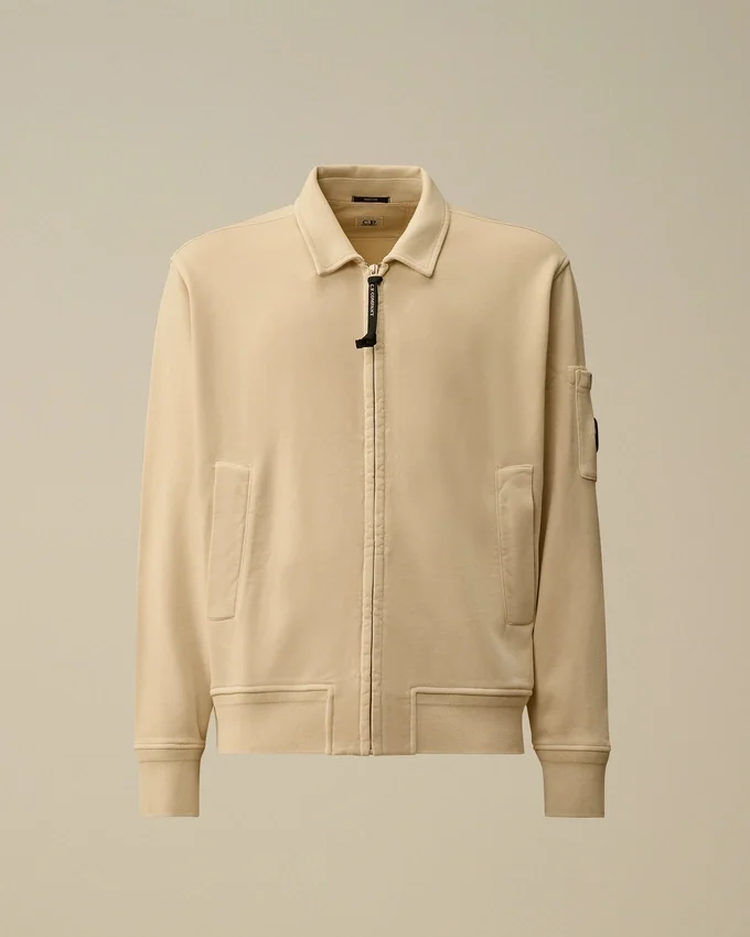Pamuklu Diyagonal Polar Fermuarlı Lens Sweatshirt