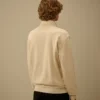 Pamuklu Diyagonal Polar Fermuarlı Lens Sweatshirt