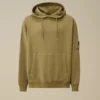 Pamuklu Diyagonal Polar Kapüşonlu Lens Sweatshirt
