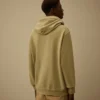 Pamuklu Diyagonal Polar Kapüşonlu Lens Sweatshirt
