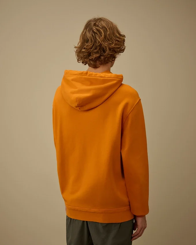 Pamuklu Diyagonal Polar Kapüşonlu Sweatshirt