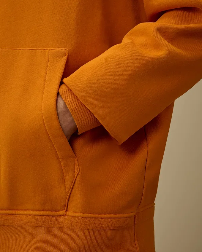 Pamuklu Diyagonal Polar Kapüşonlu Sweatshirt