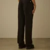 Pamuklu Gabardin Bol Kesim Pantolon