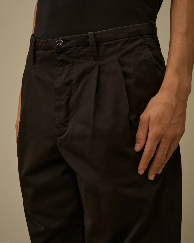 Pamuklu Gabardin Bol Kesim Pantolon