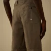 Pamuklu Gabardin Gevşek Pileli Şort