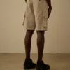 Pamuklu Gabardin Lens Kargo Şort