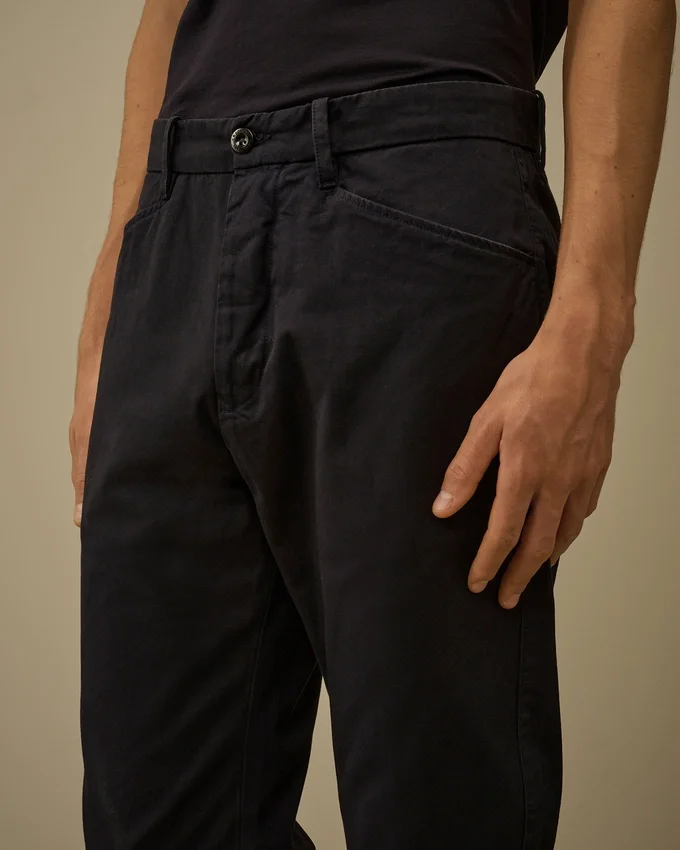 Pamuklu Gabardin Normal Kesim Chino Pantolon