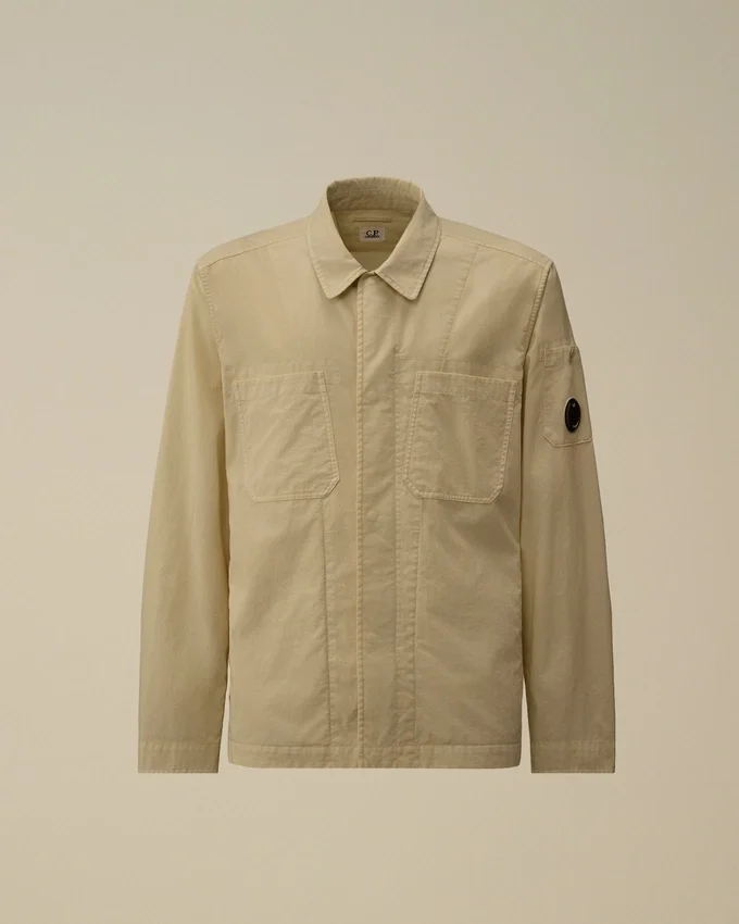 Taylon P Göğüs Cepli Lens Düğmeli Overshirt