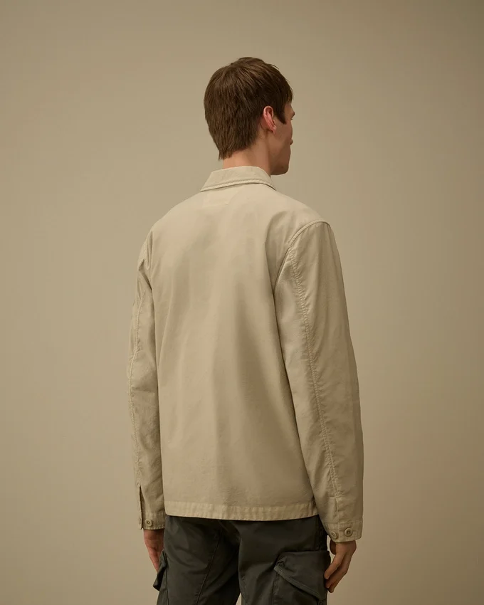 Taylon P Göğüs Cepli Lens Düğmeli Overshirt